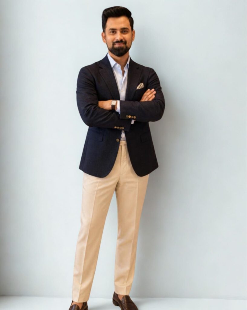 Indian Entrepreneur Vivek Surve in a professional portrait.